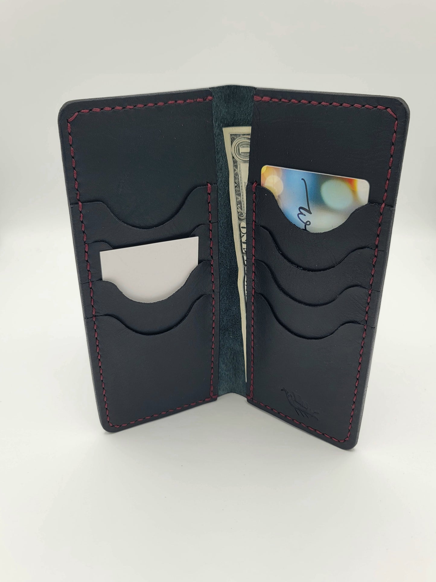 Sasquatch Billfold Wallet Black and Red