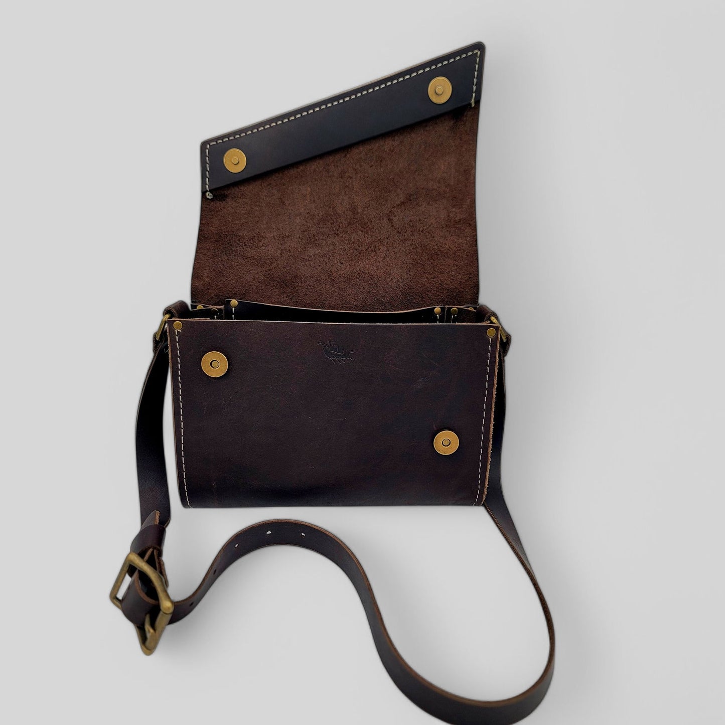 Jorunn Leather Purse - Brown Java Raindance