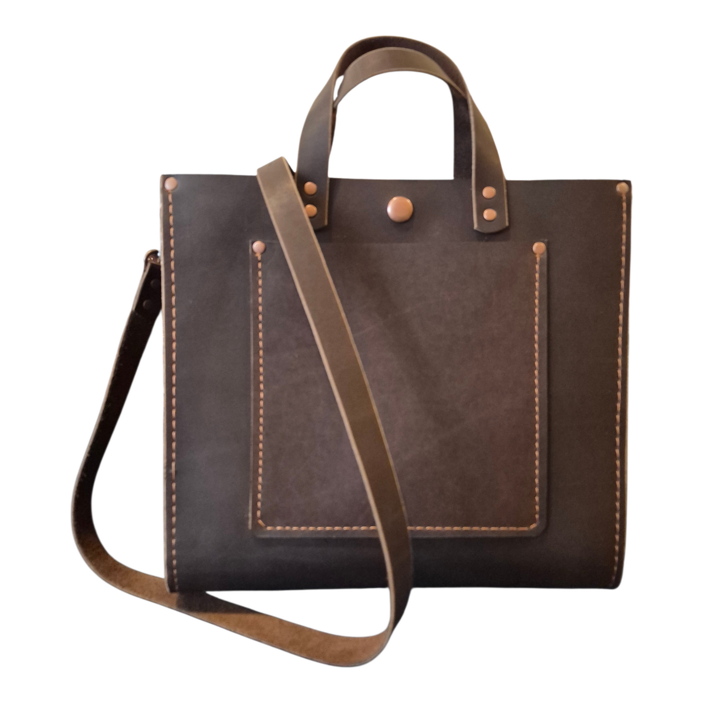 Sigrid Purse – Brown Java Raindance Leather