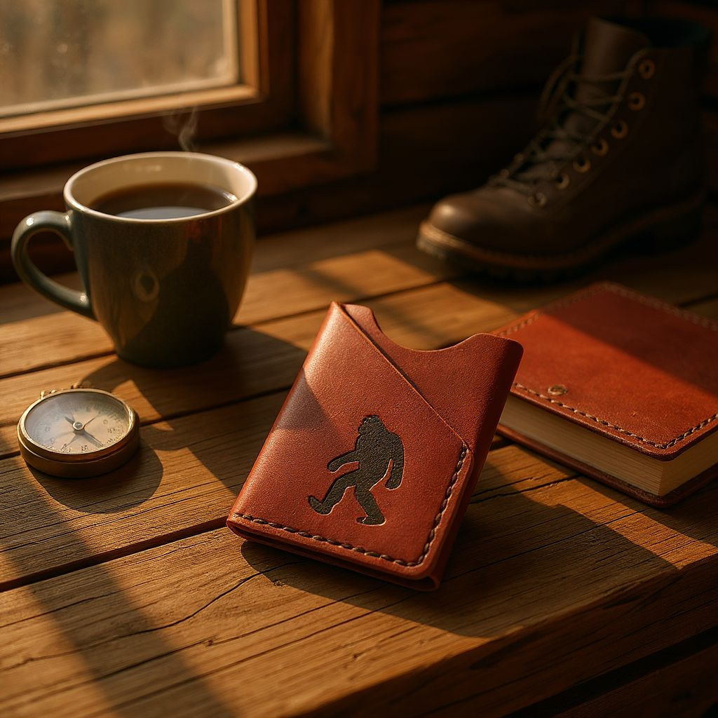 Bigfoot Card Wallet – Portage Oro Leather