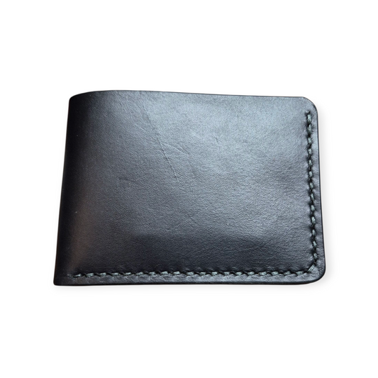 Black Essex Full-Grain Leather Bifold Wallet