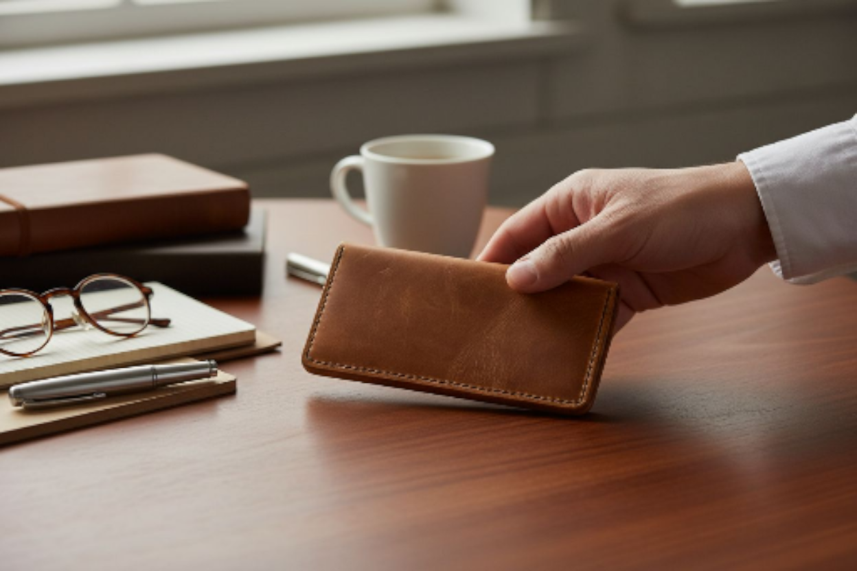 Cowboy Long Wallet – Full-Grain Leather, Handcrafted PNW Tough